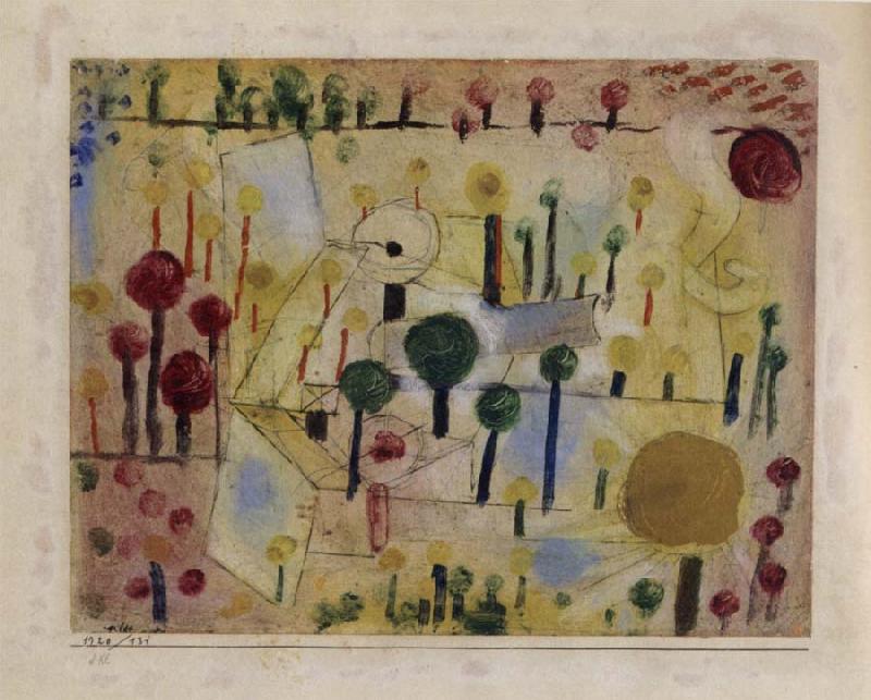 Paul Klee Abstract-imaginary garden